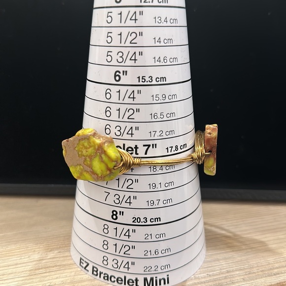 Copper wire-wrapped bangle - Picture 3 of 3